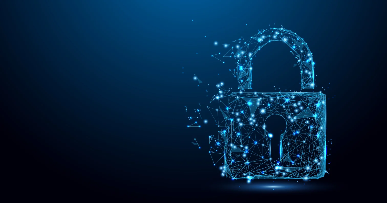 Digital padlock illustration on TrustVault - symbolizing data security and compliance with the Personal Data Protection Act Sri Lanka.